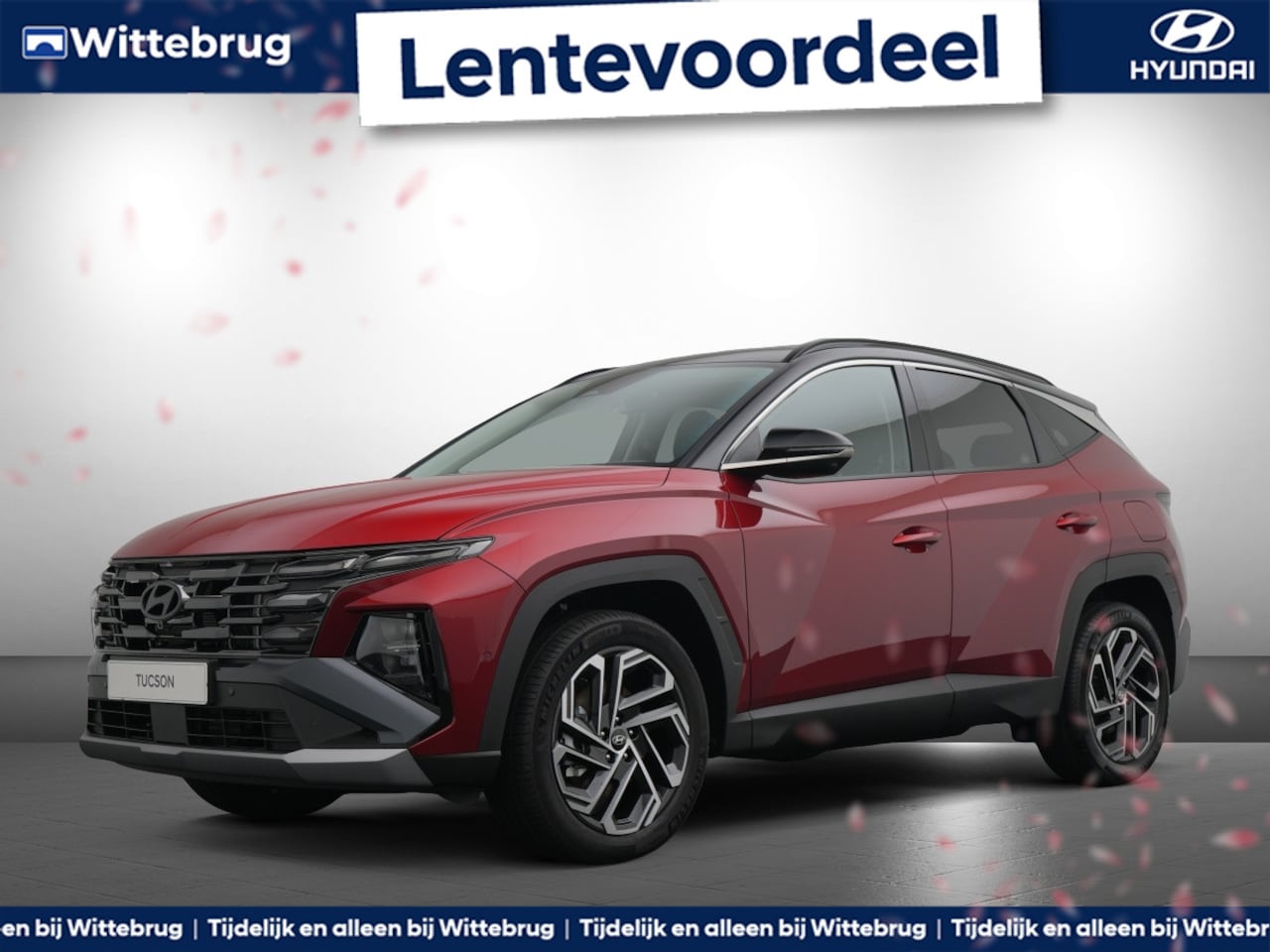 Hyundai Tucson - 1.6 T-GDI HEV Premium FACELIFT Hybride Automaat met Navigatie, Lederen bekleding en Climat - AutoWereld.nl