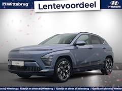 Hyundai Kona Electric - Premium 65.4 kWh Volledig Elektrisch met Navigatie, Lederen bekleding en Stoelverwarming U