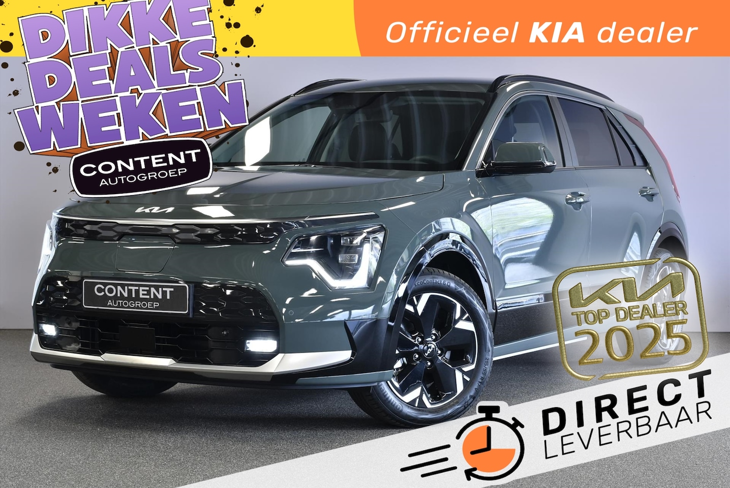 Kia e-Niro - 64,8 kWh 204pk Aut Air DIRECT LEVERBAAR - AutoWereld.nl