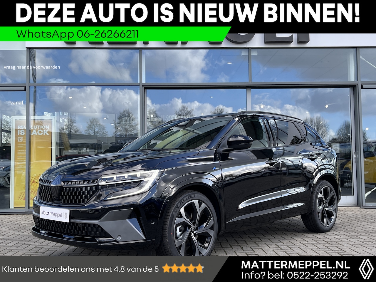 Renault Austral - 1.2 E-Tech Hybrid 200 Techno Esprit Alpine Automaat | Pack Safety | Elektrische Klep | Res - AutoWereld.nl