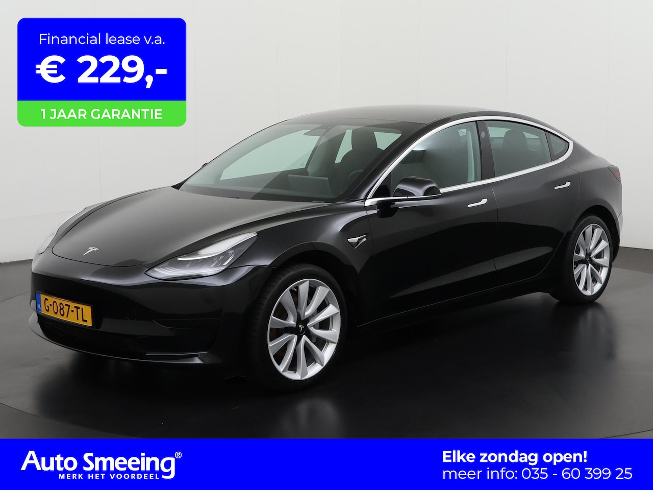 Tesla Model 3 - Standard RWD Plus 60 kWh | Trekhaak | Panoramadak | Mem Stoel | Zondag Open! - AutoWereld.nl