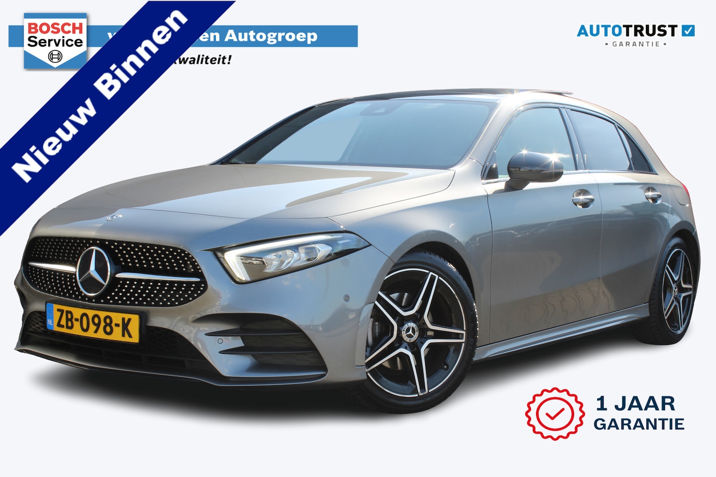 Mercedes-Benz A-klasse - 200 Business Solution AMG Night Upgrade 164pk | incl. 12 maanden garantie | Night pakket | - AutoWereld.nl