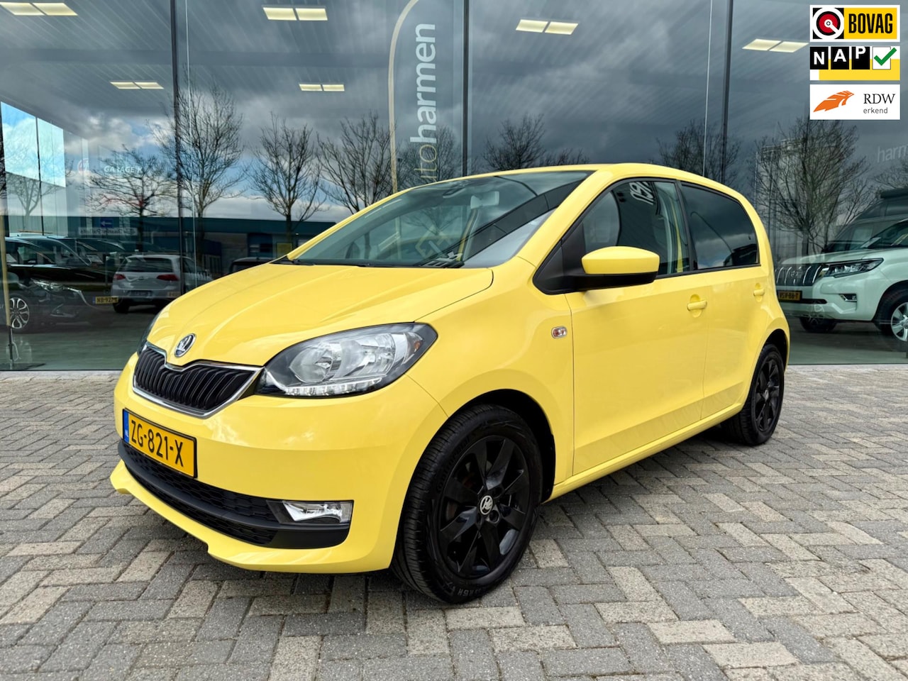 Skoda Citigo - 1.0 5-deurs Greentech Style Sport, Airco, Cruise Control, Bluetooth - AutoWereld.nl