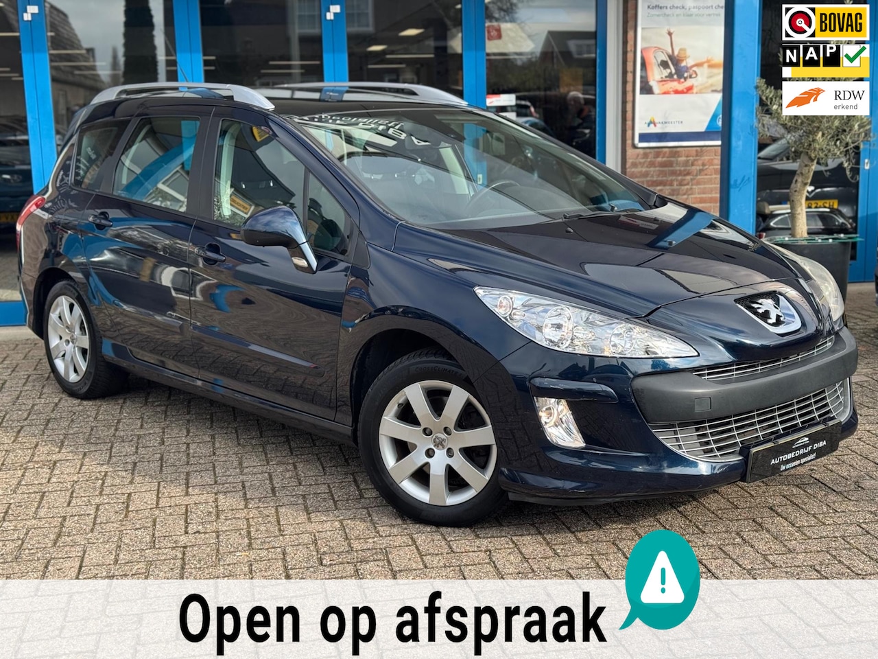 Peugeot 308 SW - 1.6 THP XT Blauw 2009 CLIMA Trekh PANO NAP! - AutoWereld.nl