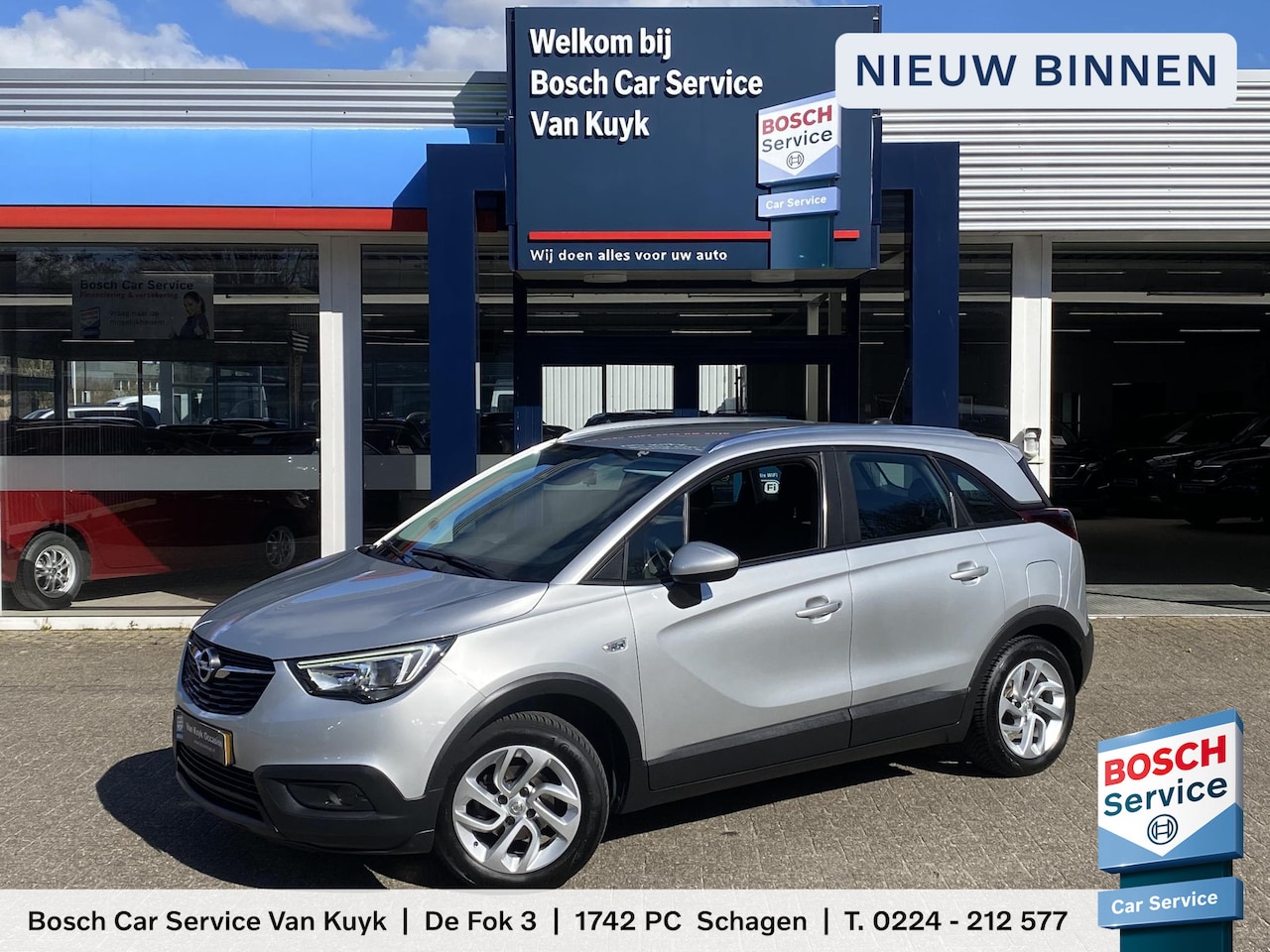 Opel Crossland X - 1.2 Online Edition / NL-Auto / Nieuwe-Distributie / Dealer-Onderhouden / Apple-Carplay & A - AutoWereld.nl