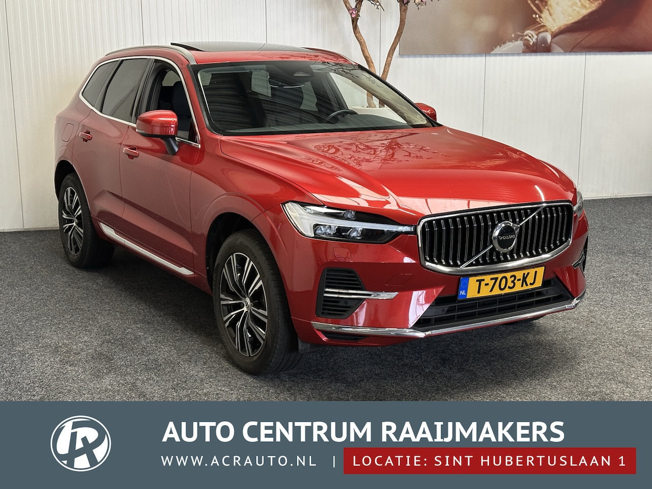 Volvo XC60 - 2.0 Recharge T6 AWD Inscription LEDER NAVIGATIE ADAPTIVE CRUISE CONTROL PANORAMA SCHUIF/KA - AutoWereld.nl