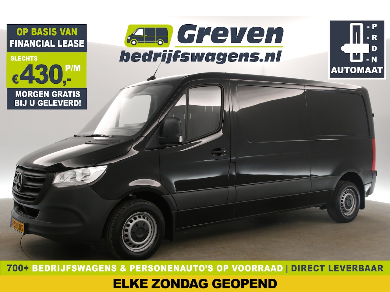 Mercedes-Benz Sprinter - 314 2.2 CDI L2H1 143PK Automaat Airco Cruise Camera Carplay 3 Persoons Elektrpakket - AutoWereld.nl