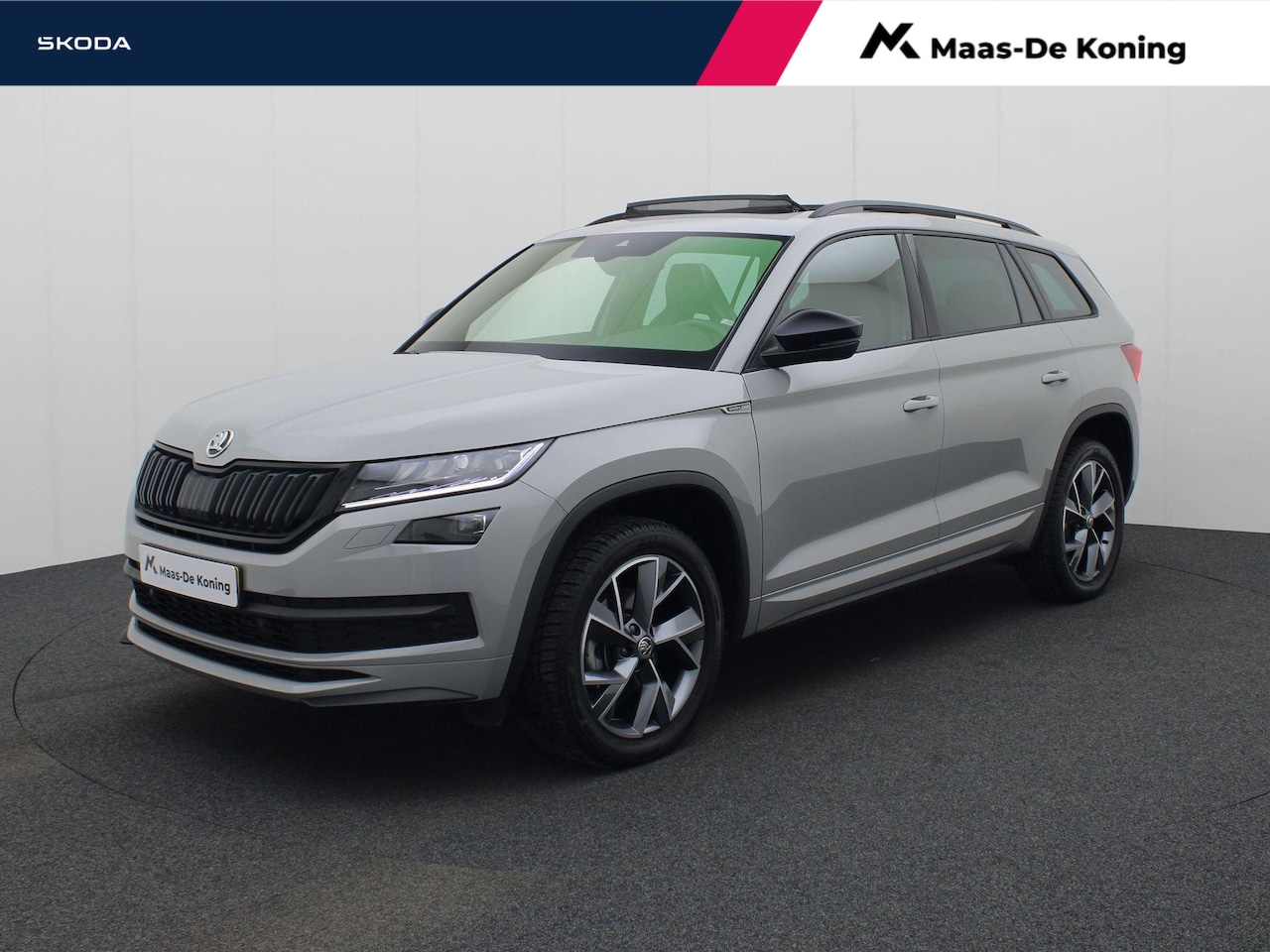 Skoda Kodiaq - 1.5TSI/150PK Sportline Business DSG · Panoramadak · Navigatie · Trekhaak - AutoWereld.nl