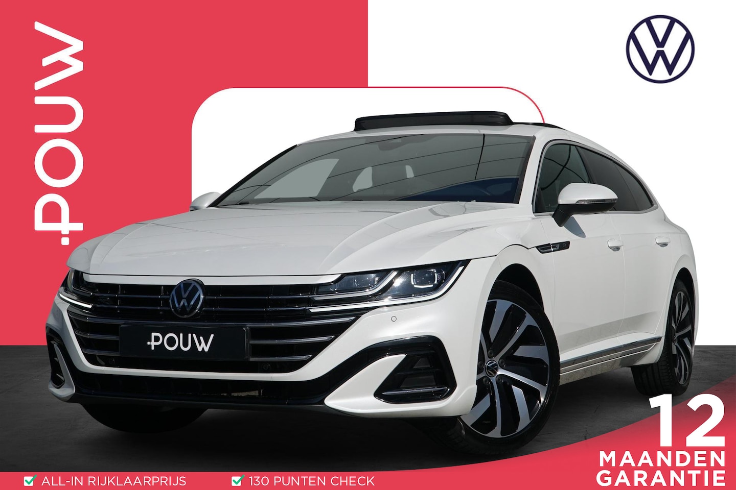 Volkswagen Arteon Shooting Brake - 1.4 TSI 218pk eHybrid R-Line Business+ | Panoramadak | Winterbandenset | Achteruitrijcamer - AutoWereld.nl