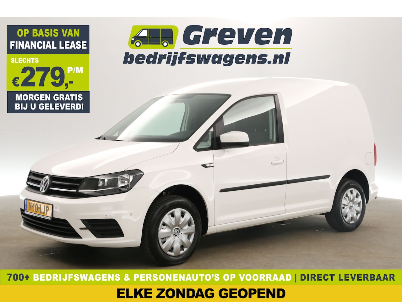 Volkswagen Caddy - 1.0 TSI L1H1 | BENZINE | EMISSIEVRIJE ZONE | Airco PDC Elektrpakket Schuifdeur - AutoWereld.nl