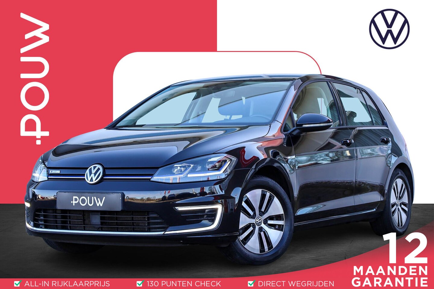 Volkswagen e-Golf - 136pk E-DITION | Climate Control | Cruise Control Adaptief | Navigatie - AutoWereld.nl