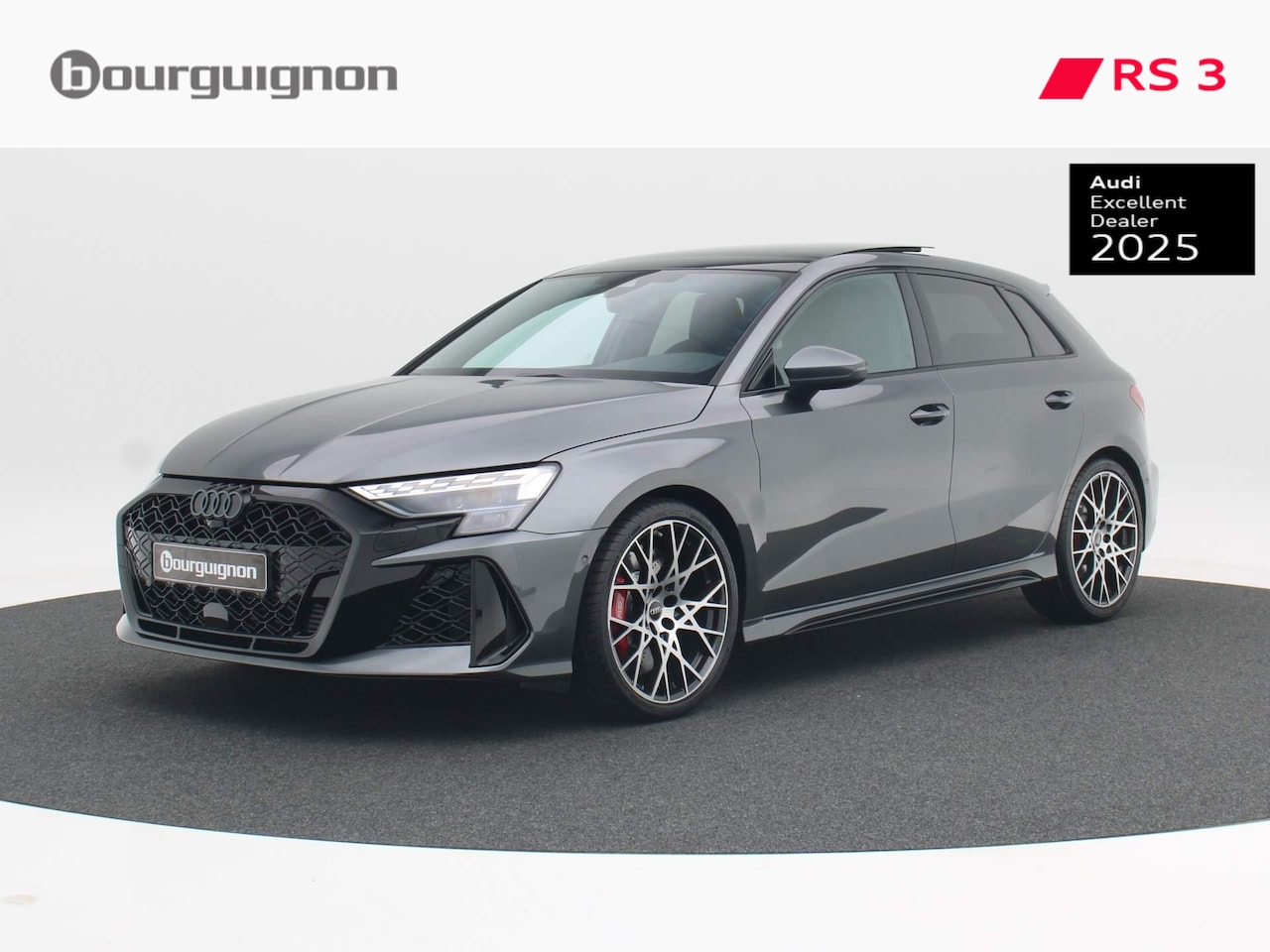 Audi A3 Sportback - RS 3 RS3 2.5 295 kW / 400 pk FSI Sportba | Privacyglas |  19 inch | Panoramadak | RS Sport - AutoWereld.nl