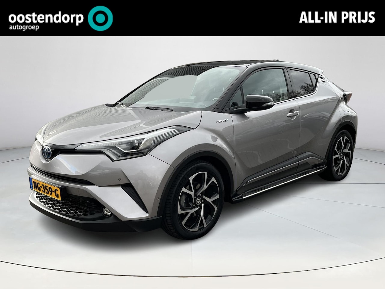 Toyota C-HR - 1.8 Hybrid Bi-Tone Plus | All-in prijs | Automaat | Apple/ Android auto - AutoWereld.nl