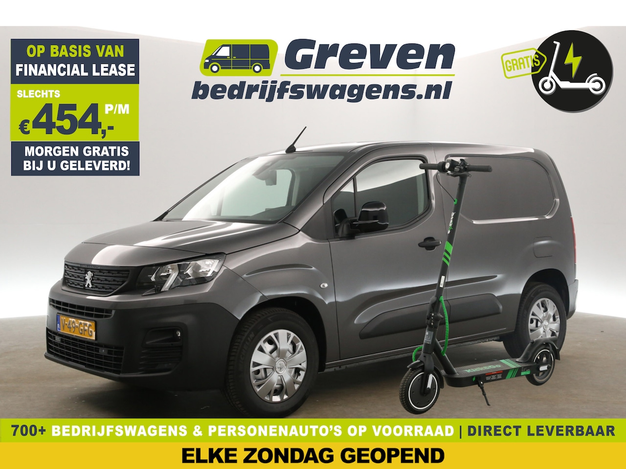 Peugeot e-Partner - L1H1 50 kWh | GRATIS E-Step! | NIEUW | BPM VRIJ | Elektrisch | EMISSIEVRIJE ZONE | 136PK A - AutoWereld.nl