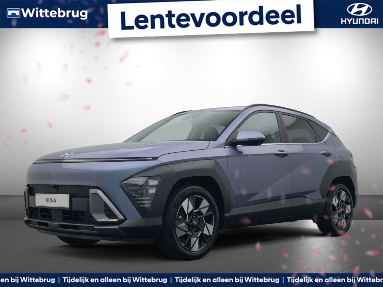 Hyundai Kona - 1.6 GDI HEV Premium Met Lederen Bekleding, Stoelverwarming en Navigatie Uit voorraad lever - AutoWereld.nl