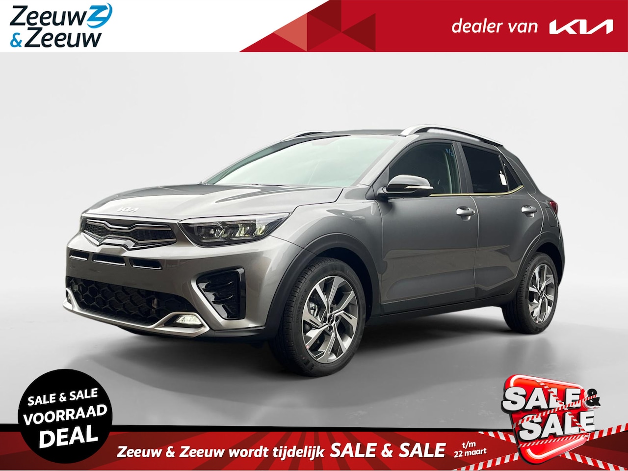 Kia Stonic - 1.0 T-GDi MHEV GT-Line 1750,- euro inruilkorting | GT-Line stuurwiel + bekleding | 17” lic - AutoWereld.nl