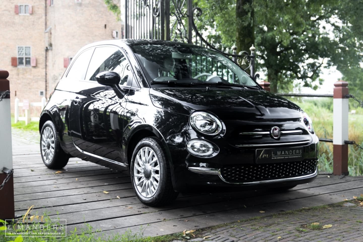 Fiat 500 - 1.0 Hybrid Lounge 2021 ZWART | Apple CarPlay | Airco | Cruise Co - AutoWereld.nl