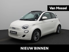 Fiat 500 C - 500e Icon 42 kWh | Cabrio | Apple Carplay | Achteruit Rij Camera | Navi | L.M. Velgen