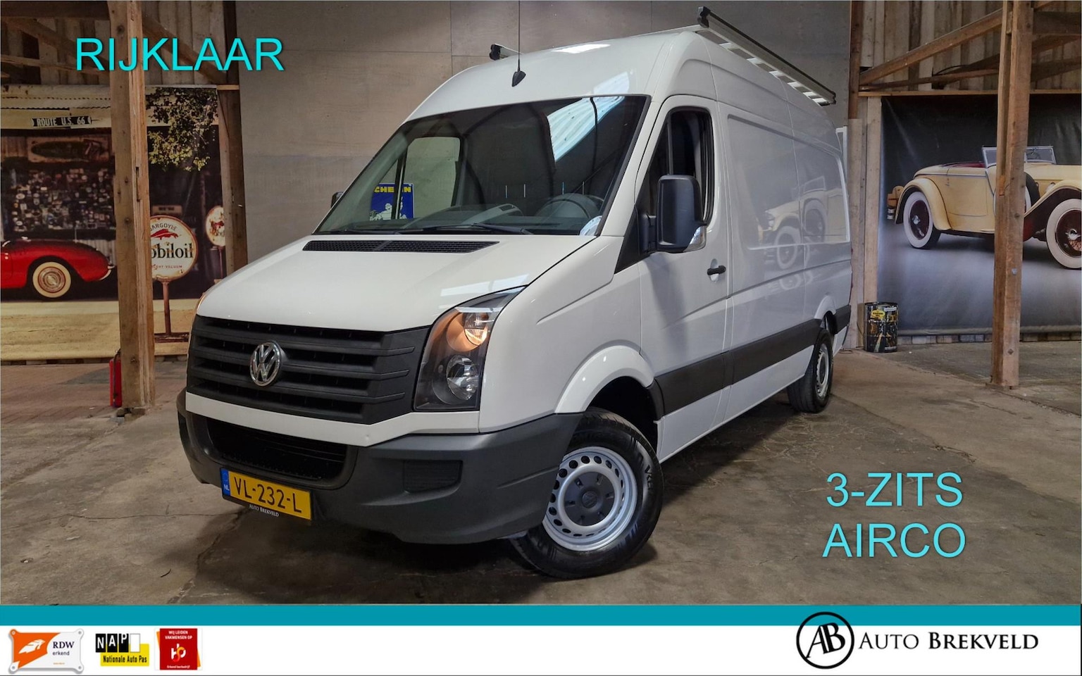 Volkswagen Crafter - 35 2.0 TDI L2H2 109PK | Rijklaar | Airco| 3-Zits | NAP - AutoWereld.nl