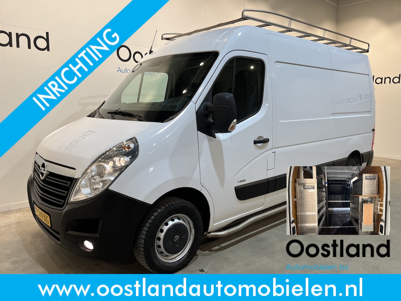 Opel Movano - 2.3 CDTI BiTurbo L2H2 145 PK Servicebus / Aluca Inrichting / Euro 6 / Airco / Cruise Contr - AutoWereld.nl