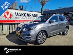 Nissan Qashqai - 1.3 DIG-T Tekna + 19"/Trekhaak/Leder + memory/Panoramadak/Camera/Stoelverwarming/Bose/Dode