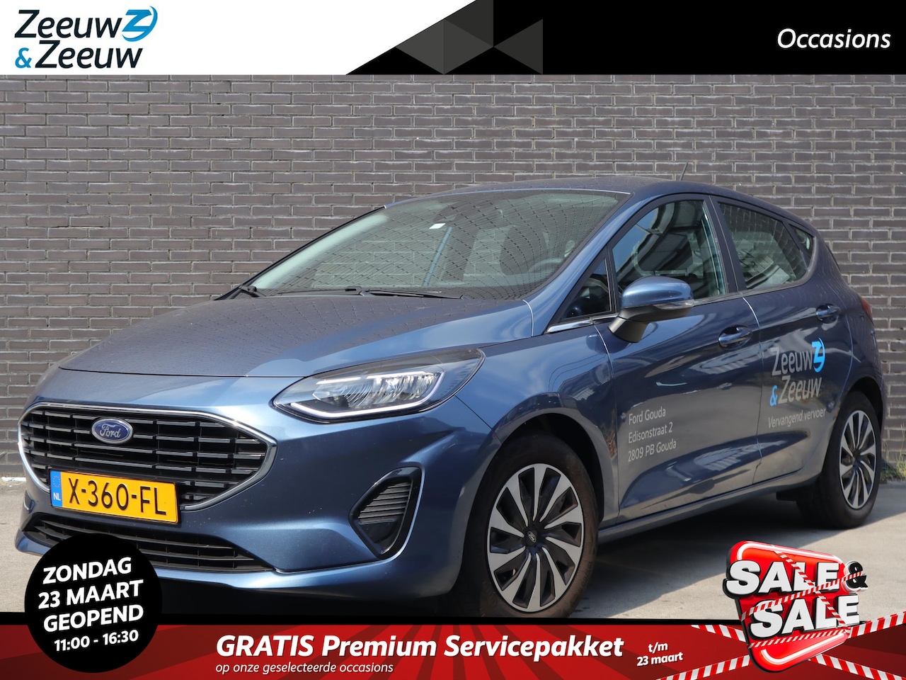 Ford Fiesta - 1.0 EcoBoost Hybrid Titanium 125pk | DEMO | Stoel- stuur en voorruitverwarming | Navigatie - AutoWereld.nl