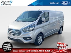 Ford Transit Custom - 320 2.0 TDCI L2H1 Limited 170 pk Automaat | Navigatie | Trekhaak | Wegklapbare dakdragers