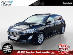 Ford Focus - 1.0 EcoBoost Hybrid Titanium | Parkeer sensoren voor + achter | Trekhaak | 1ste Eigenaar |