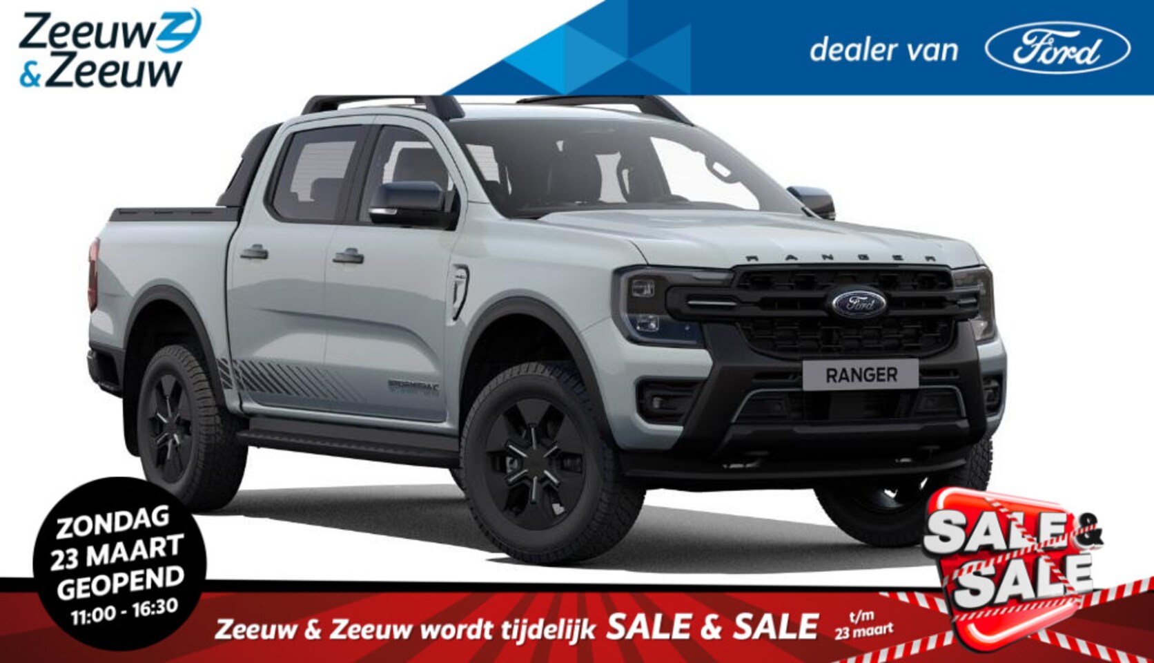 Ford Ranger - Stormtrak Double Cab PHEV 2.3 279 pk | Te bestellen voertuig | 360-graden camera | Intelli - AutoWereld.nl