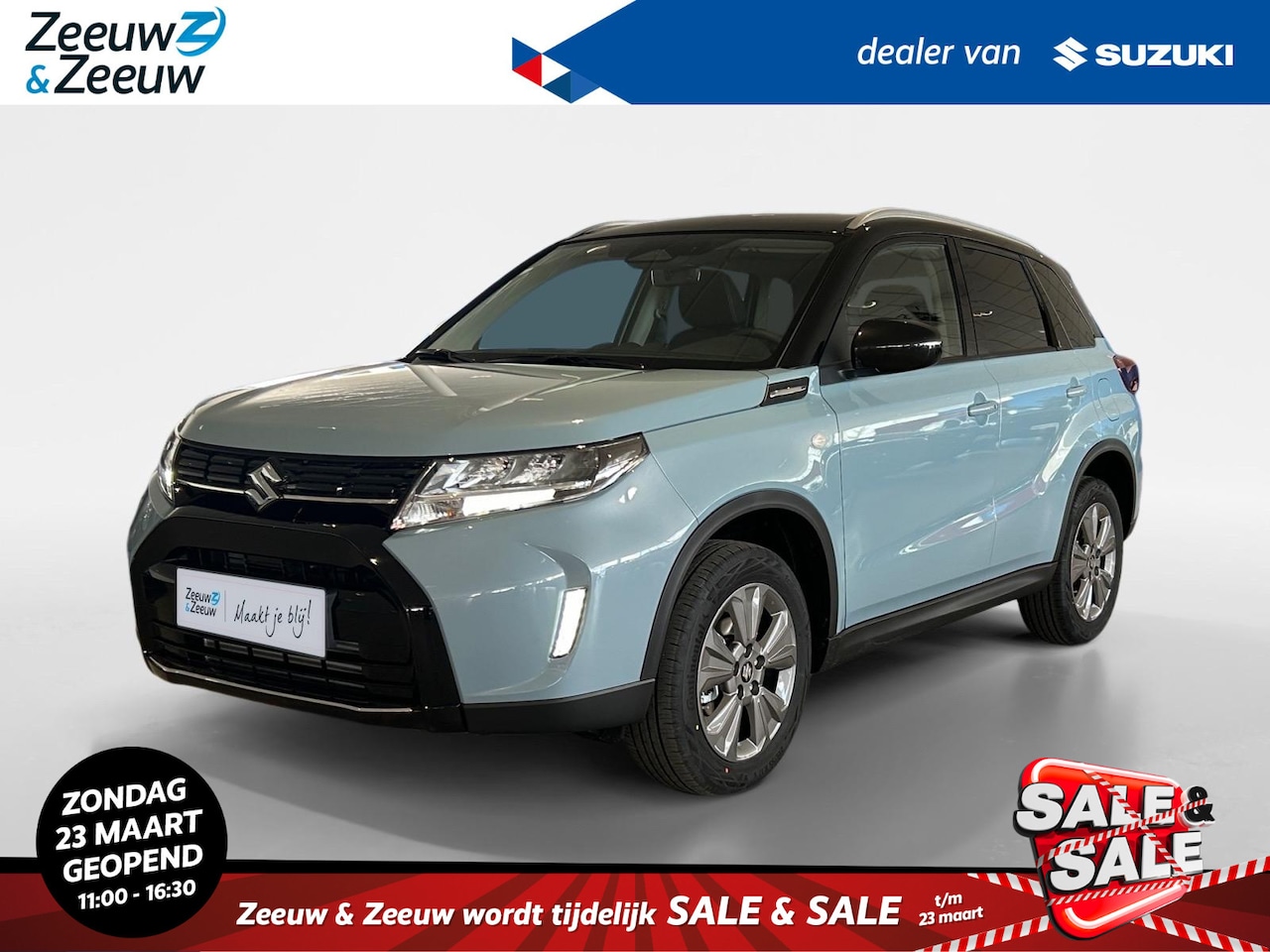 Suzuki Vitara - 1.4 Boosterjet Select Smart Hybrid 140pk | Voorraad | €1.500.- korting | Navigatie | Achte - AutoWereld.nl