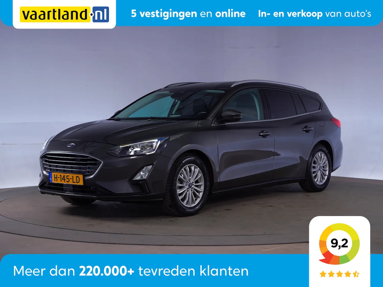 Ford Focus - 1.0 EcoBoost Titanium Business [ Led Navi Stoelverwarming Trekhaak ] - AutoWereld.nl