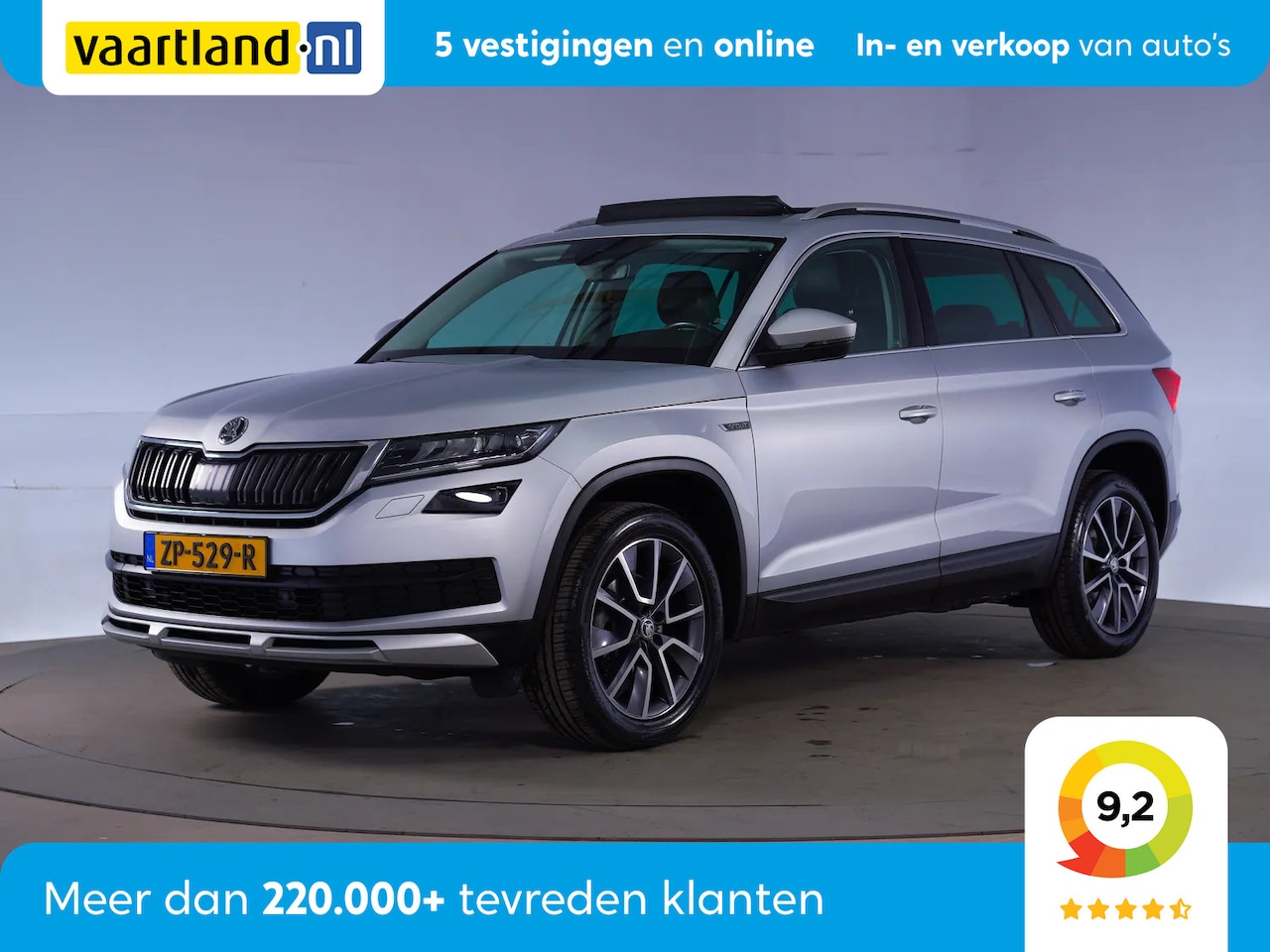 Skoda Kodiaq - 1.5 TSI 4x4 Scout Buiness Aut 7pers [ Panoramadak Nav ] - AutoWereld.nl