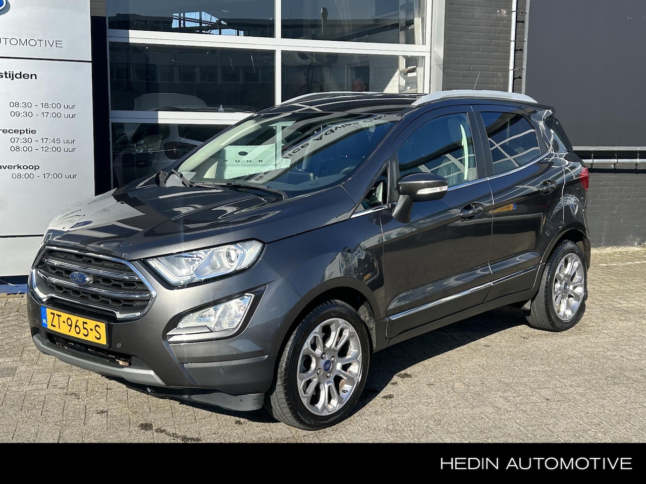 Ford EcoSport - 1.0 EcoBoost Titanium | Automaat | Trekhaak | BLIS | Leer | Winter Pack - AutoWereld.nl