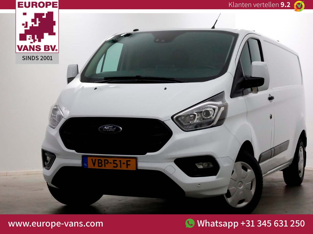 Ford Transit Custom - 2.0 TDCI 130pk E6 L2H1 Trend Navi/Camera/Trekhaak 2800kg 08-2019 - AutoWereld.nl