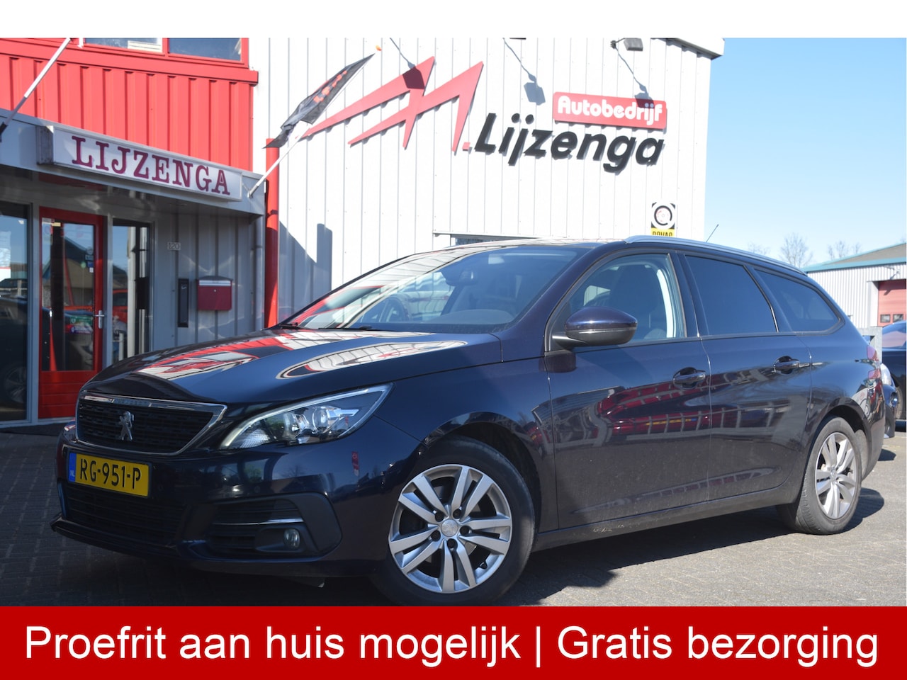 Peugeot 308 SW - 1.2 PureTech Blue Lease Executive Navi | Pano | PDC | LMV | Bluetooth | Trekhaak - AutoWereld.nl