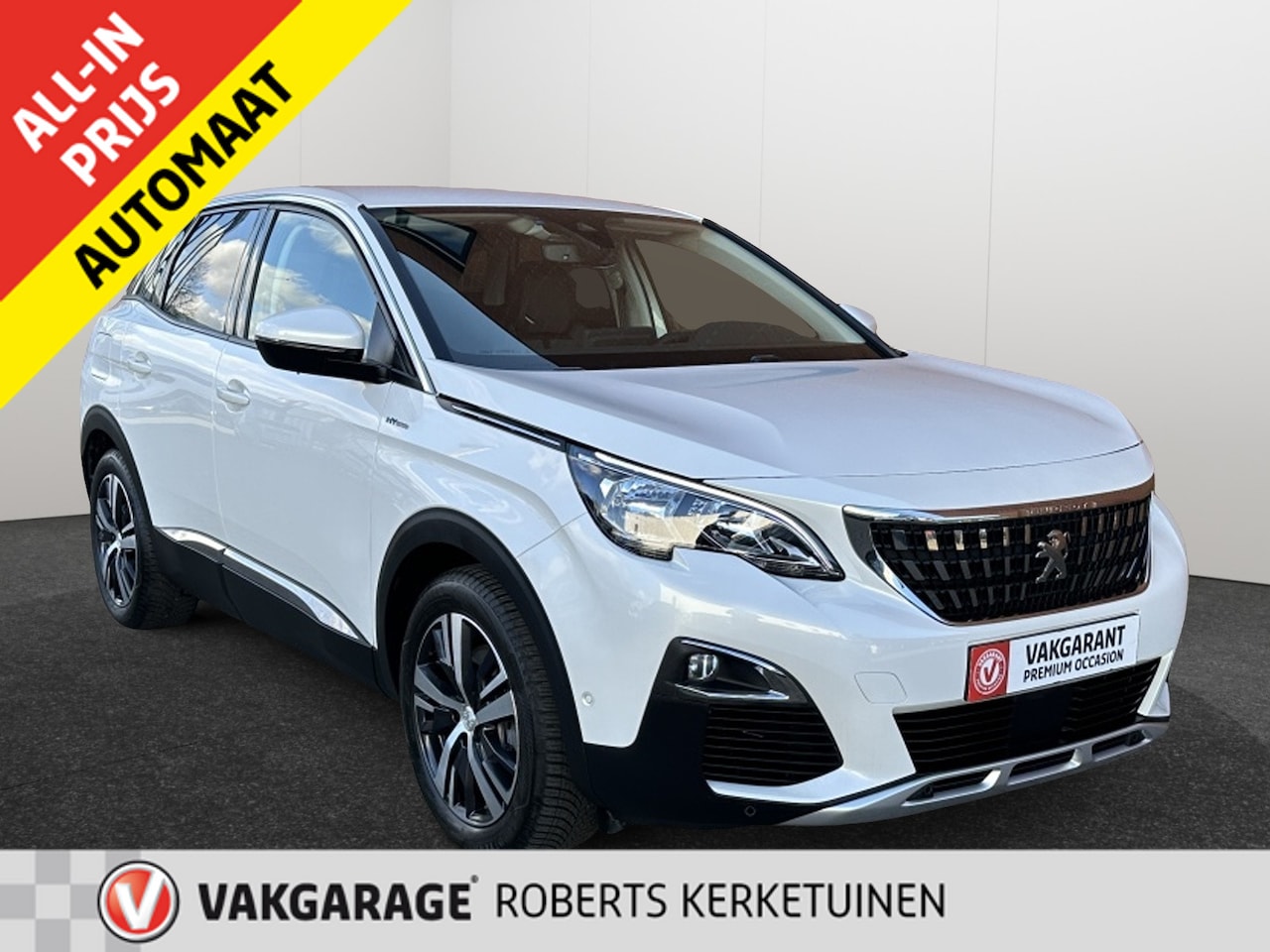 Peugeot 3008 - 1.6 HYbrid Allure 225PK Carplay Half leder Navigatie - AutoWereld.nl