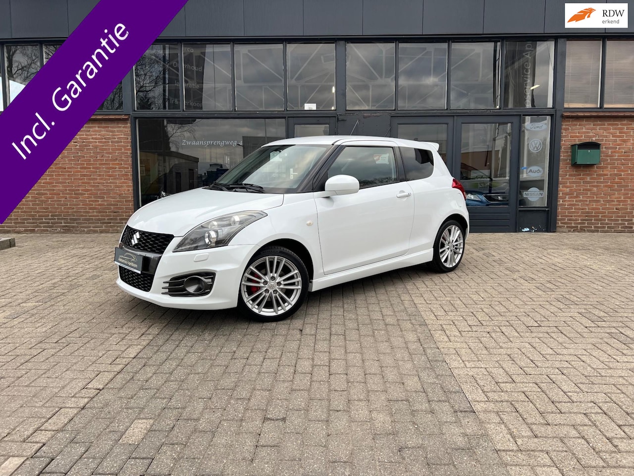 Suzuki Swift - 1.6 Sport 1.6 Sport, Xenon, Parelmoer wit - AutoWereld.nl