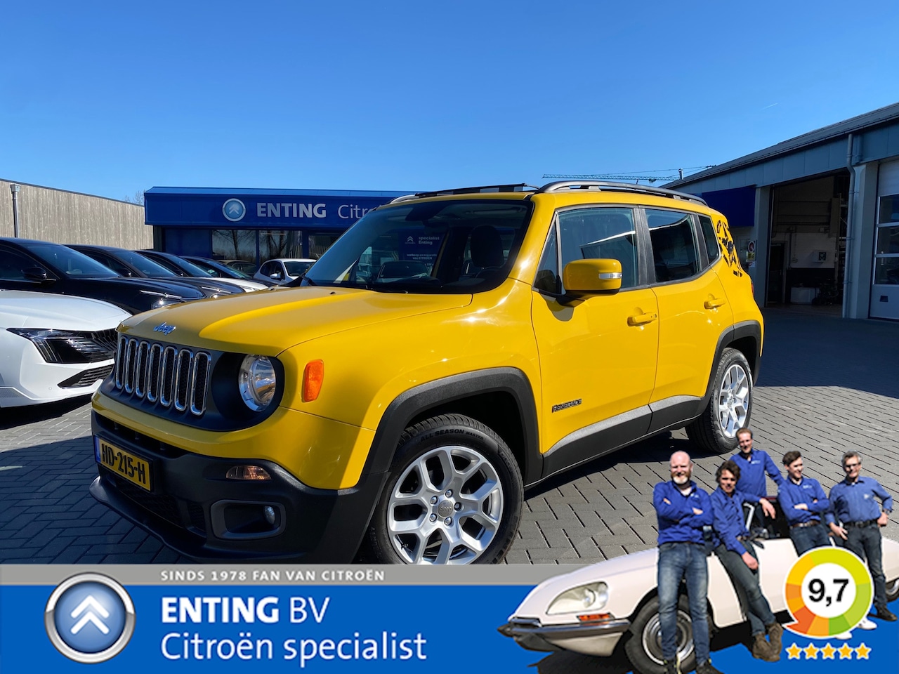 Jeep Renegade - 1.4 MultiAir FREEDOM SCHUIFDAK TREKHAAK NAVI NL AUTO - AutoWereld.nl