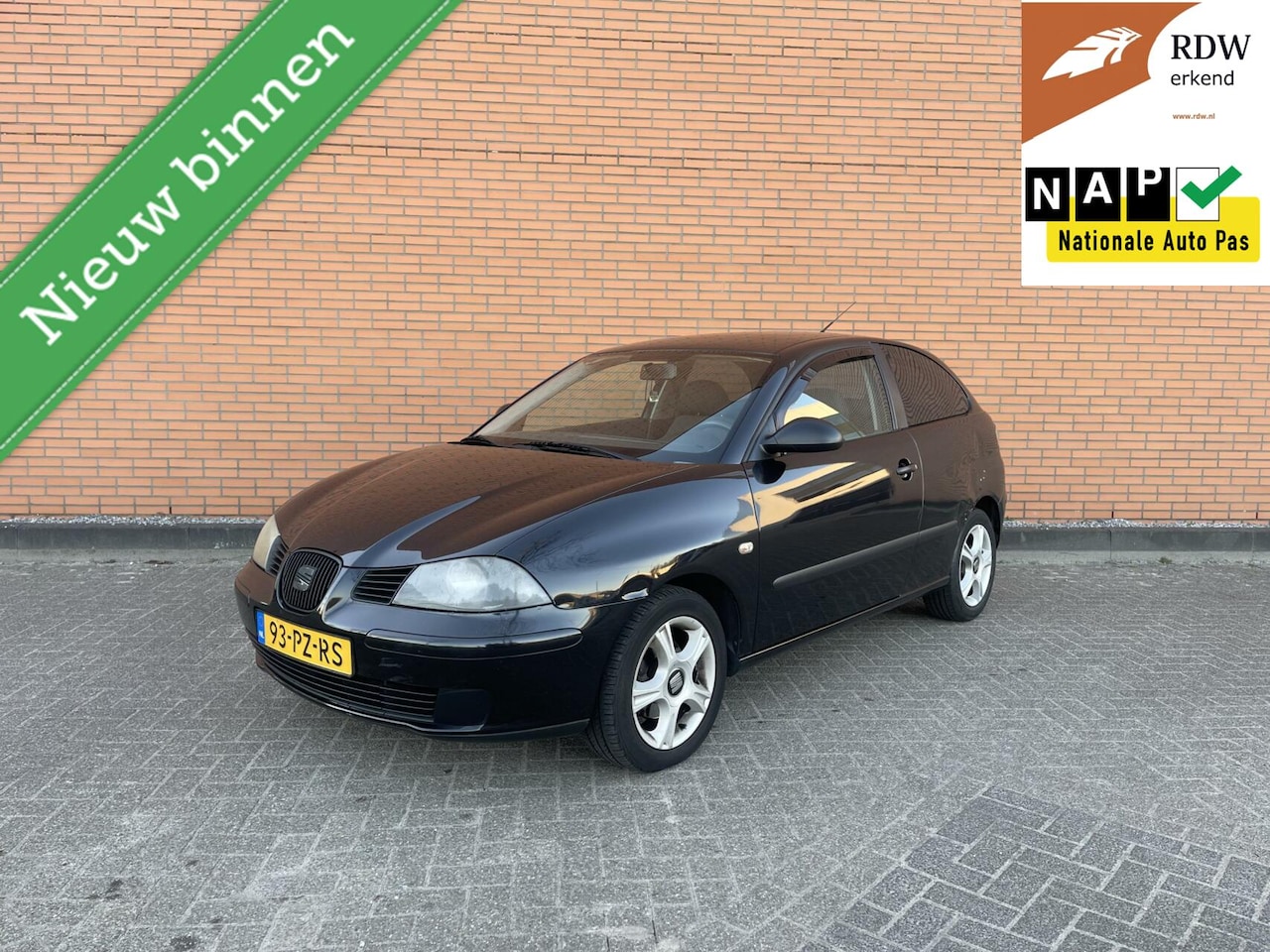 Seat Ibiza - 1.4-16V Zwart 162DKM | NAP | CLIMATRONIC | APK | - AutoWereld.nl