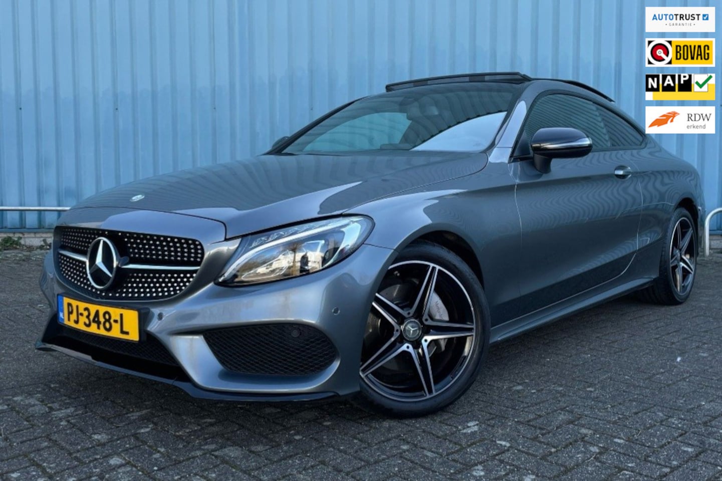 Mercedes-Benz C-klasse Coupé - C180 AMG Line | Panoramadak | Automaat - AutoWereld.nl