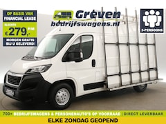 Peugeot Boxer - 2.0 BlueHDI L2H2 Glasauto Airco Camera Cruise Glasresteel Navi Trekhaak 3 Persoons Glasrek