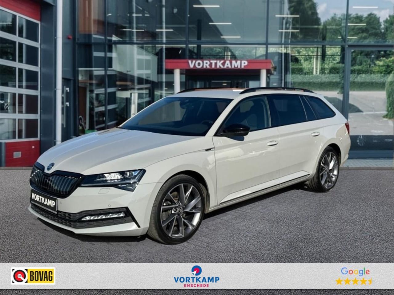 Skoda Superb - 1.4 TSI DSG SPORTLINE IV TREKHAAK/CAMERA/MEMORY/ACC/NAVI/STOELVE - AutoWereld.nl