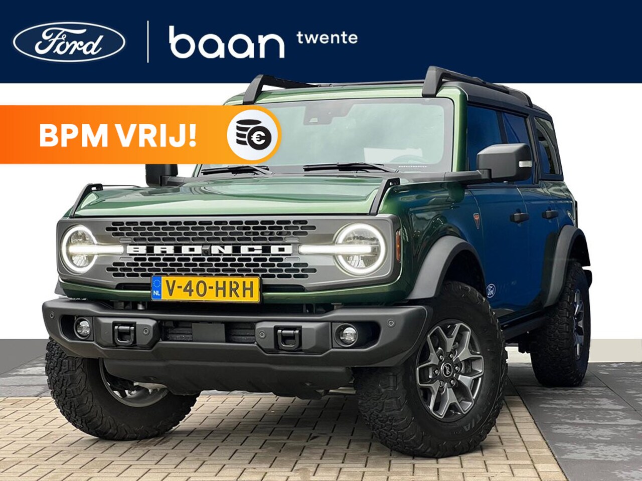 Ford Bronco - 2.7 V6 335 PK BADLANDS | Grijs kenteken | Tent | Full Option | - AutoWereld.nl