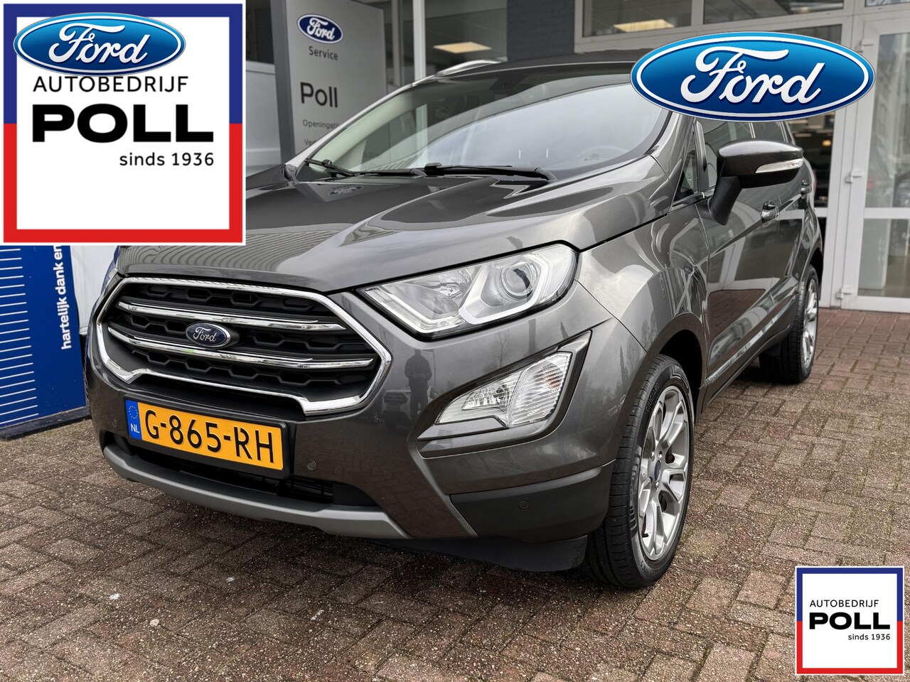 Ford EcoSport - 1.0 EcoBoost Titanium B&O Navi Camera Trekhaak Winter Parking pack Dodehoek detectie Priva - AutoWereld.nl