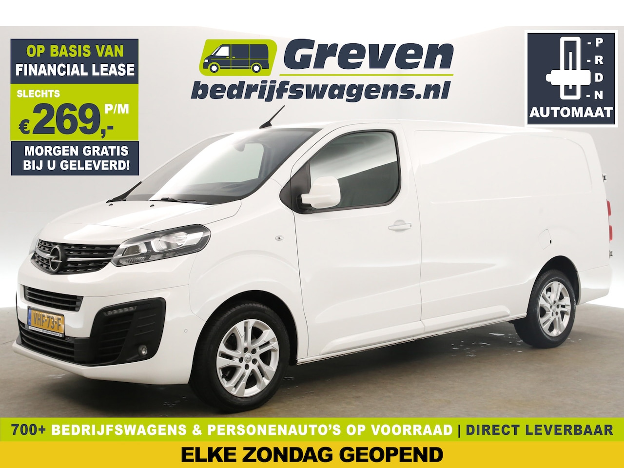 Opel Vivaro - 2.0 CDTI L3H1 Automaat Clima 360Camera Cruise Carplay Head-up Display Navi PDC LED 3 Pers - AutoWereld.nl