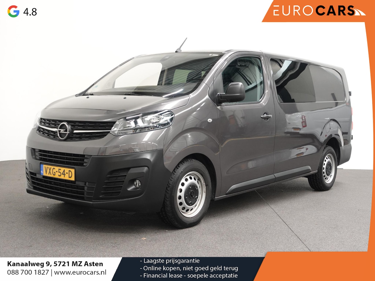 Opel Vivaro - 1.5 CDTI L3H1 Dubbele Cabine 145PK Automaat Trekhaak Navigatie Airco Parkeersensoren Camer - AutoWereld.nl