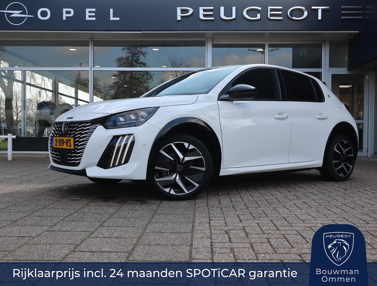 Peugeot e-208 - GT EV 51kWh 156pk, Rijklaarprijs, Keyless entry El. verstelbare stoelen met massagefunctie - AutoWereld.nl