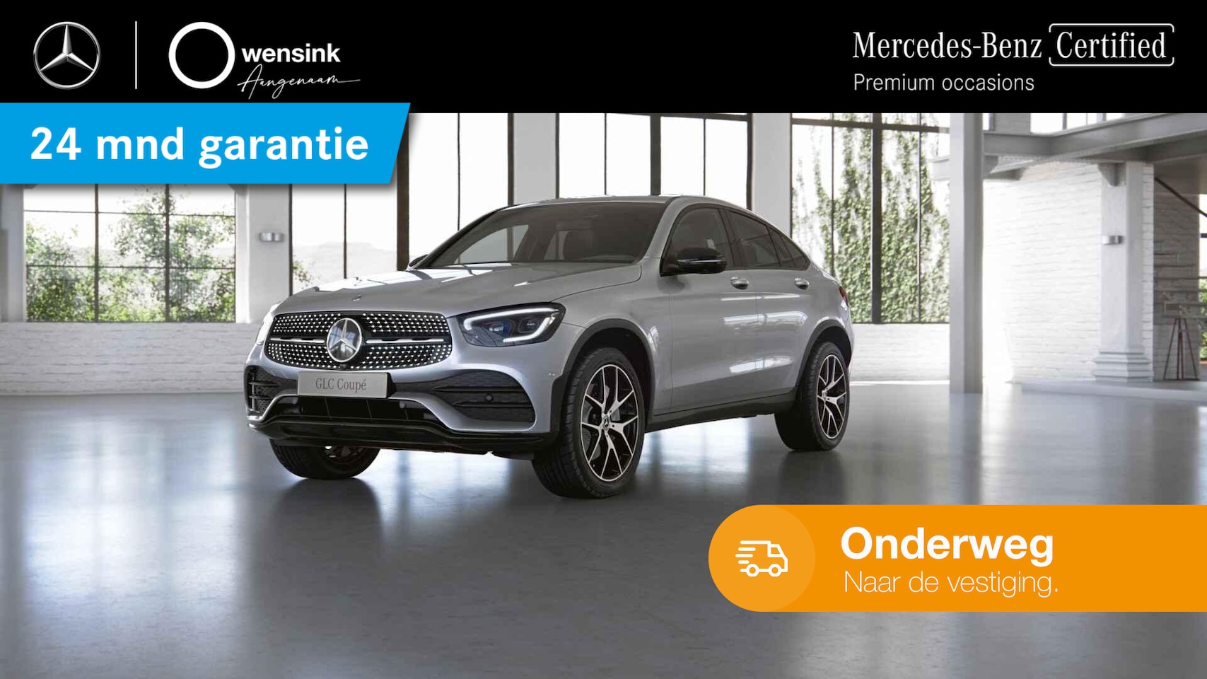 Mercedes-Benz GLC-klasse Coupé - 300e 4MATIC Premium Plus AMG | Night pakket | Burmester | Schuifdak | Digitaal dashboard | - AutoWereld.nl