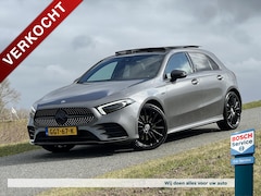 Mercedes-Benz A-klasse - A 250e AMG Night / Pano / Sfeer / Memory / Keyless / Leder / Virtual Cockpit / DAB / Carpl