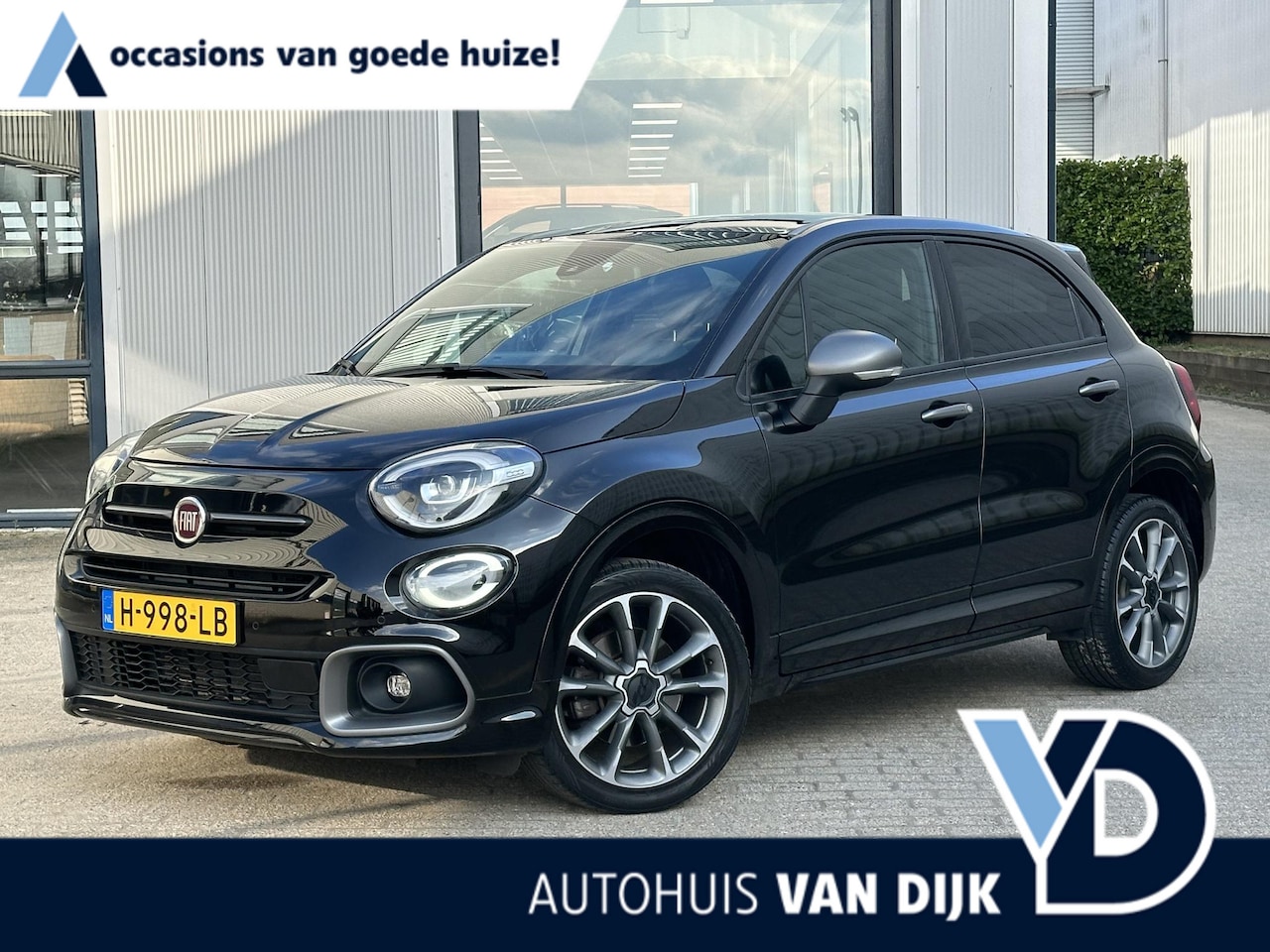 Fiat 500 X - 1.3 GSE Sport | Leder/Apple CarPlay/Navi/18"/Keyless/Camera - AutoWereld.nl